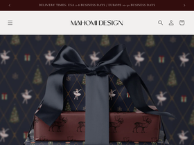 mahomidesign.com homepage screenshot
