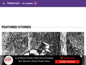 'knoxpages.com' screenshot