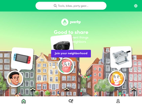'peerby.com' screenshot