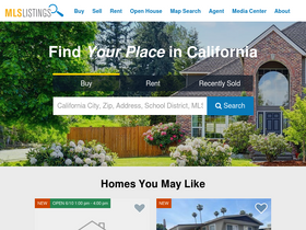 'mlslistings.com' screenshot