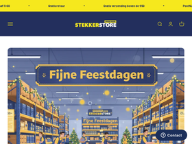 Stekkerstore homepage screenshot