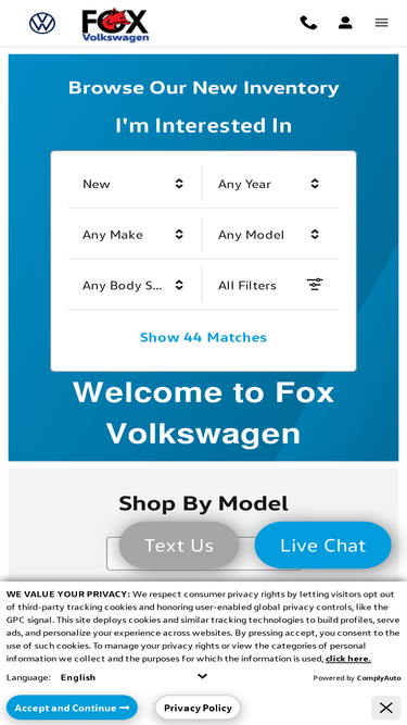 vwbyfox.com