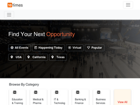 '10times.com' screenshot