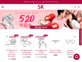 'skjewellery.com' screenshot