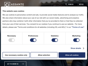 'assanteservices.com' screenshot