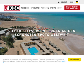 'kiteboarding-club.com' screenshot