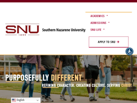 'snu.edu' screenshot