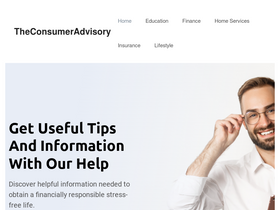'theconsumeradvisory.com' screenshot