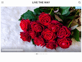 'live-the-way.com' screenshot
