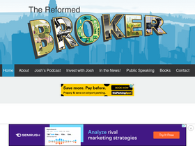 'thereformedbroker.com' screenshot
