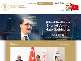 'enerji.gov.tr' screenshot