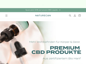 Naturecan homepage screenshot