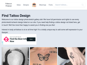 'findtattoodesign.net' screenshot