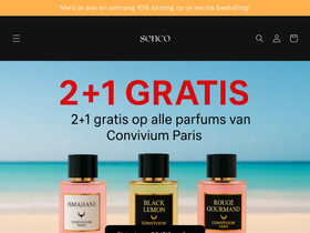 Sencoshop homepage screenshot