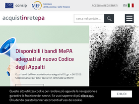 'acquistinretepa.it' screenshot