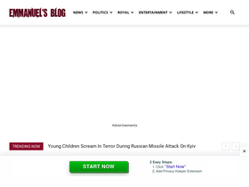 'emmanuelsblog.com.ng' screenshot