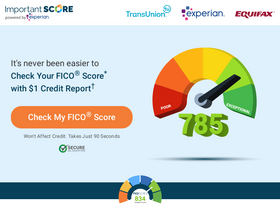 'importantscore.com' screenshot