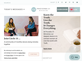 'proverbs31.org' screenshot