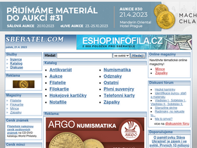 'sberatel.com' screenshot