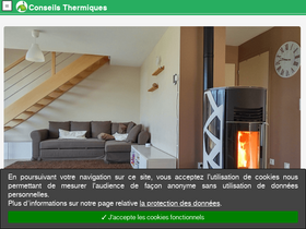 'conseils-thermiques.org' screenshot