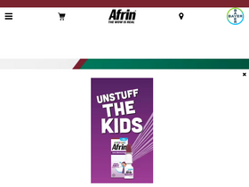 'afrin.com' screenshot