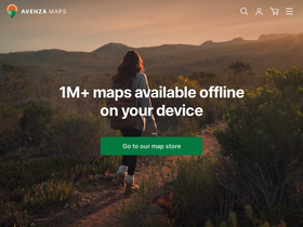 'avenzamaps.com' screenshot