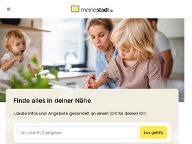 'meinestadt.de' screenshot