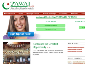 'zawaj.com' screenshot