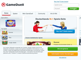 'gameduell.de' screenshot