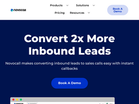 'novocall.co' screenshot