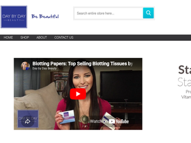 daybydaybeauty.com homepage screenshot