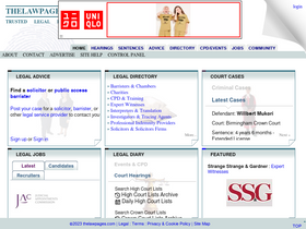 'thelawpages.com' screenshot