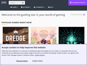 'igdb.com' screenshot