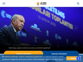'akpartiistanbul.com' screenshot