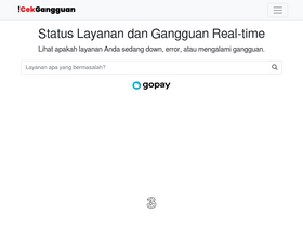 'cekgangguan.id' screenshot