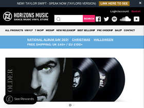 'horizonsmusic.co.uk' screenshot