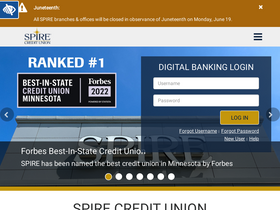 'myspire.com' screenshot