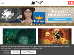 'cthulhuwiki.chaosium.com' screenshot