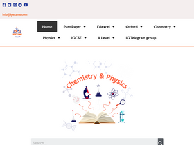 'igexams.com' screenshot