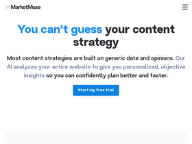 'marketmuse.com' screenshot