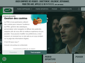 'pmu.fr' screenshot