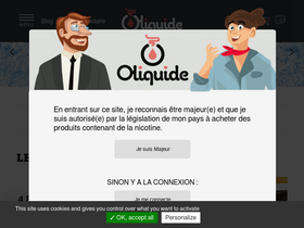 'oliquide.com' screenshot