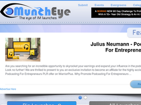 'muncheye.com' screenshot