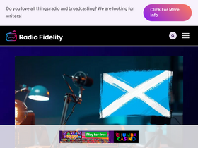 'radiofidelity.com' screenshot