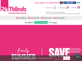 '247blinds.co.uk' screenshot