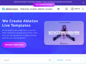 'abletunes.com' screenshot