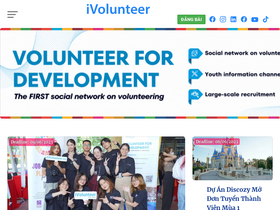 'ivolunteer.vn' screenshot