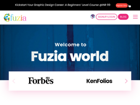 'fuzia.com' screenshot