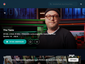 'sat1.de' screenshot