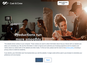'castandcrew.com' screenshot